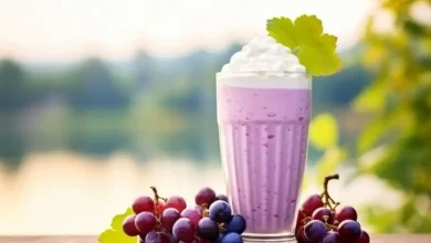 طرز تهیه شیک شیر و شیره انگور