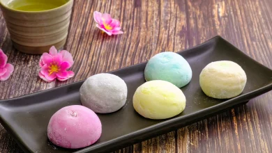 طرز تهیه موچی ژاپنی با طعم کره بادام زمینی 16 طرز تهیه موچی ژاپنی با طعم کره بادام زمینی