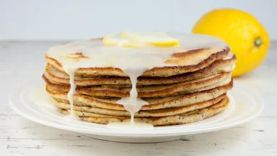 طرز تهیه پنکیک لیمو خوشمزه و خوش عطر