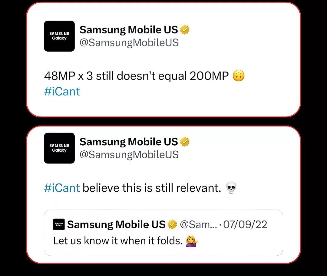 کنایههای تند و تیز سامسونگ به اپل همزمان با معرفی آیفون ۱۷ 2 1 104