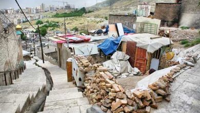 بارش برف بهاری در قله توچال تهران