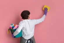 رفع ترک روی دیوار گچی