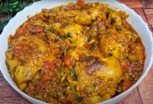 خوراک مرغ فرانسوی
