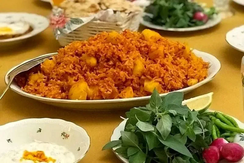 دمپختک یا پامادور پلا گیلانی