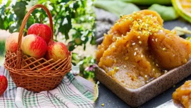 طرز تهیه حلوای سیب