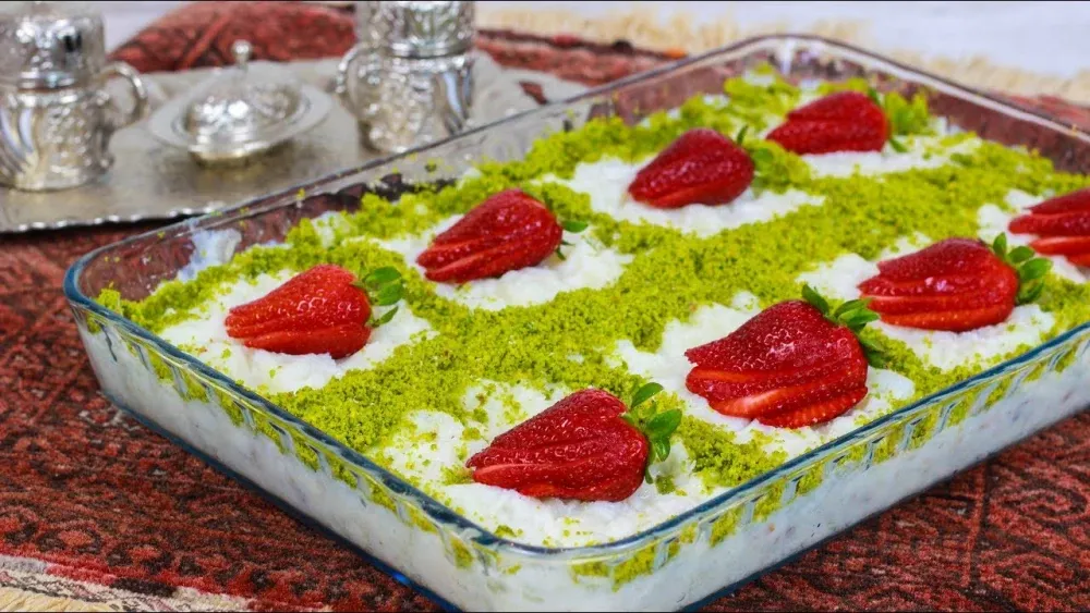 طرز تهیه شیرینی گل ترکیه ای1
