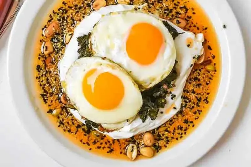 طرز تهیه نیمرو ترکی