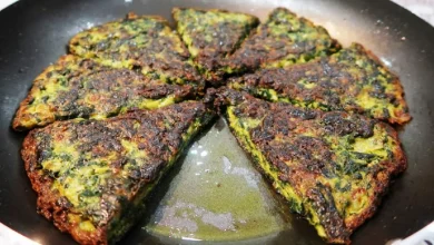 طرز تهیه کوکوی اسفناج و سیب زمینی