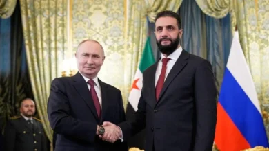 دیدار پوتین و احمد الشرع در مسکو