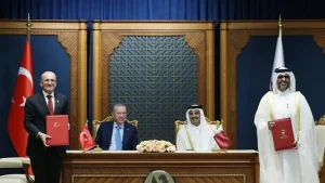 دیدار اردوغان با امیر قطر