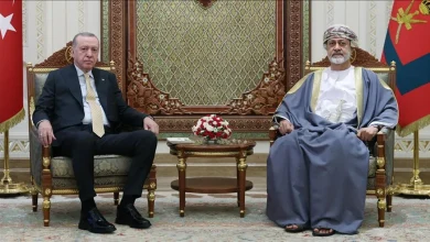 دیدار رئیس‌جمهور ترکیه و سلطان عمان