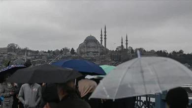 پیش بینی بارش شدید باران در استانبول