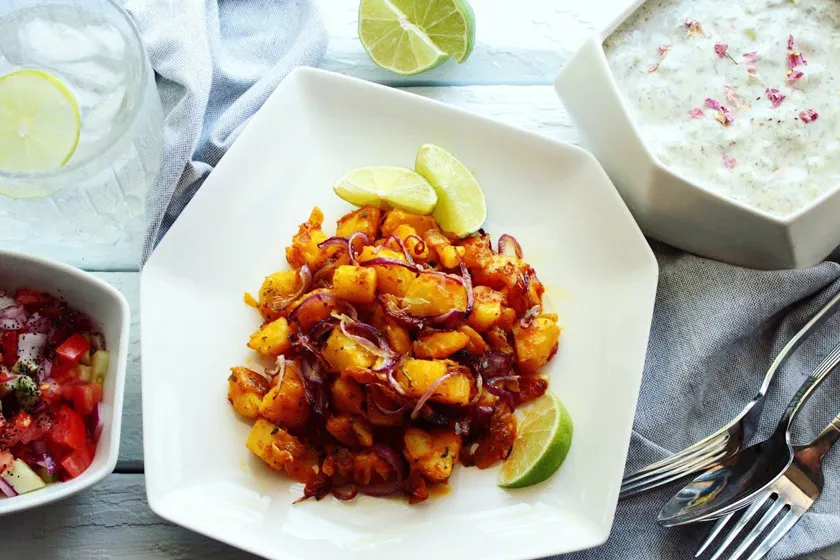 خوراک دو پیازه مرغ