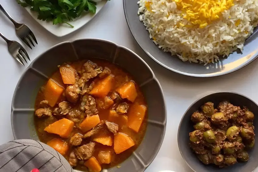 خورشت کدو حلوایی بوشهری