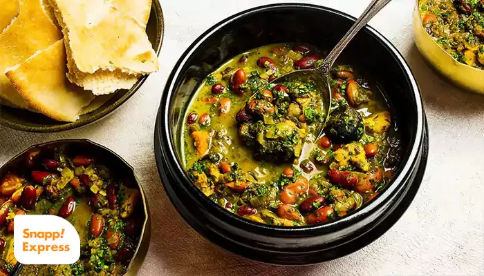 طرز تهیه آش ترش گیلانی1