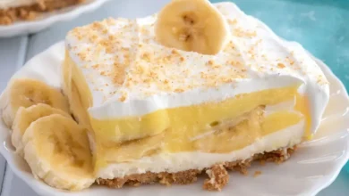 طرز تهیه دسر موز با بیسکوئیت پتی‌بور