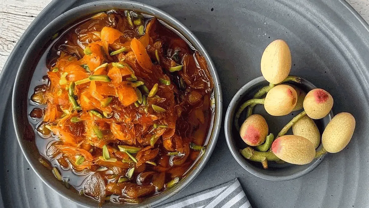 طرز تهیه مربای پسته خانگی