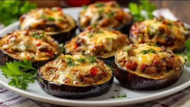 طرز تهیه یک دلمه متفاوت ایتالیایی با بادمجان، سوسیس و پنیر (فیلم) 2 طرز تهیه یک دلمه متفاوت ایتالیایی با بادمجان، سوسیس و پنیر