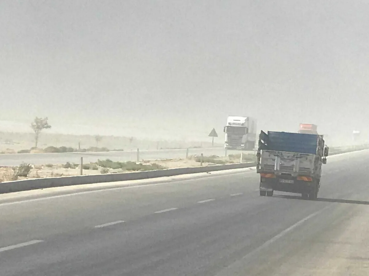 طوفان شن در قونیه