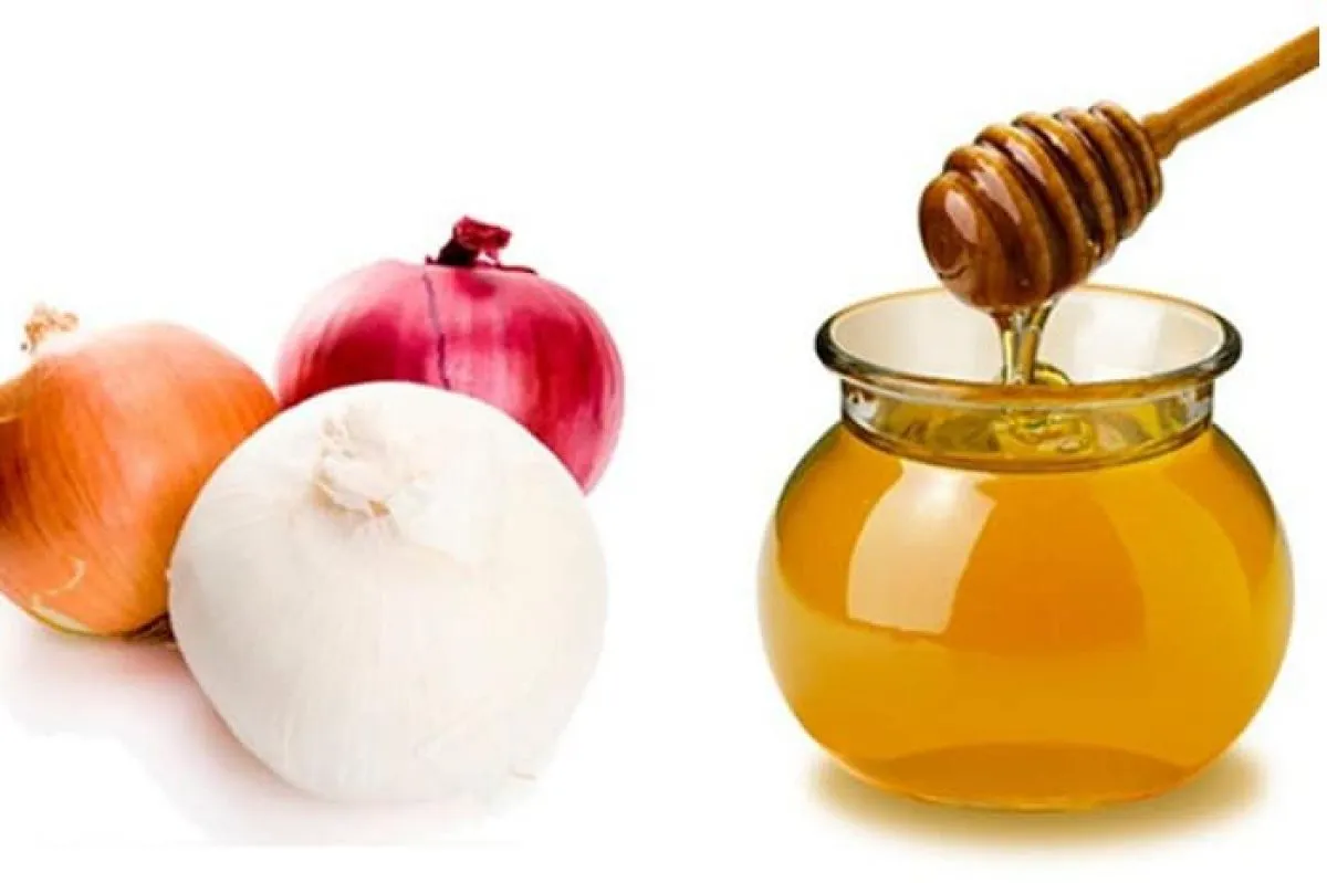 آب پیاز و عسل