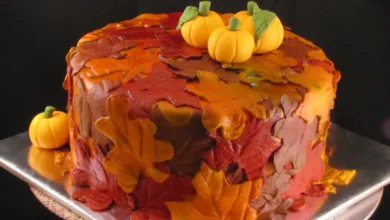 چند ایده‌ شیک و ساده برای تزیین کیک تولد پاییزی