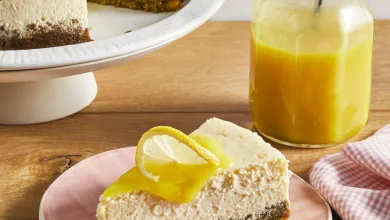 چیز کیک لیمویی