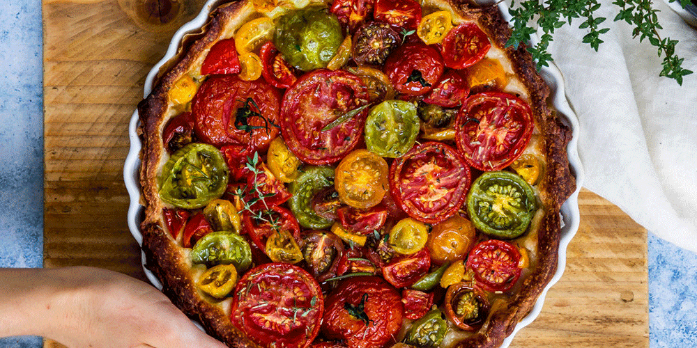 طرز تهیه تارت گوجه فرنگی به روش ایتالیایی 3 5