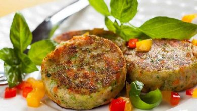 طرز تهیه هش گرین؛ کوکو سبزیجات رژیمی بدون تخم مرغ 16 6 45