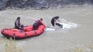 مرگ دو نفر در اثر سقوط خودرو به رودخانه درحاکاری