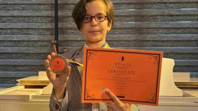 یوسفهان ۱۰ ساله دیپلم موسیقی گرفت