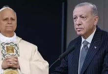 برگزاری نشست خبری مشترک اردوغان و پاپ لئو در آنکارا