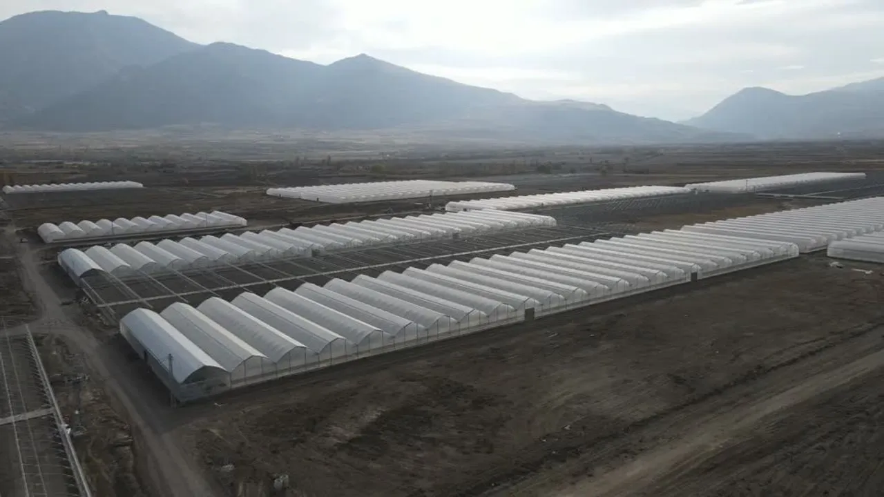 ایجاد بزرگترین گلخانهای یکپارچه شرق آناتولی