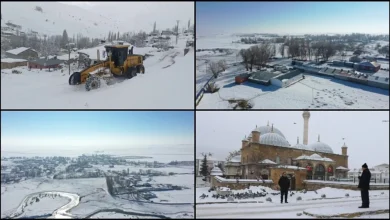 بارش برف سنگین در برخی مناطق ترکیه