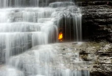 آبشار رویایی در مشهد