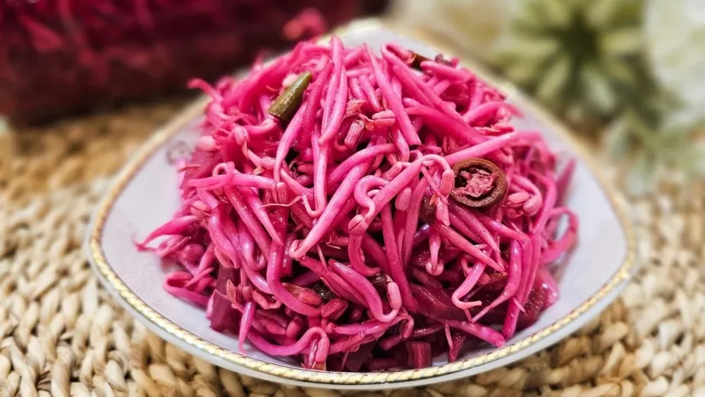 طرز تهیه ترشی جوانه ماش2