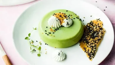 طرز تهیه پاناکوتای چای سبز به سبک ژاپنی