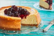 طرز تهیه چیز کیک تنوری با سس کارامل