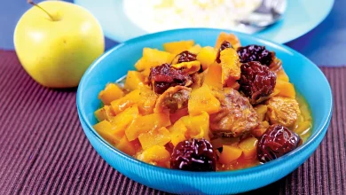 طرز تهیه یک خورش ضدحساسیت سنتی اصفهانی با سیب