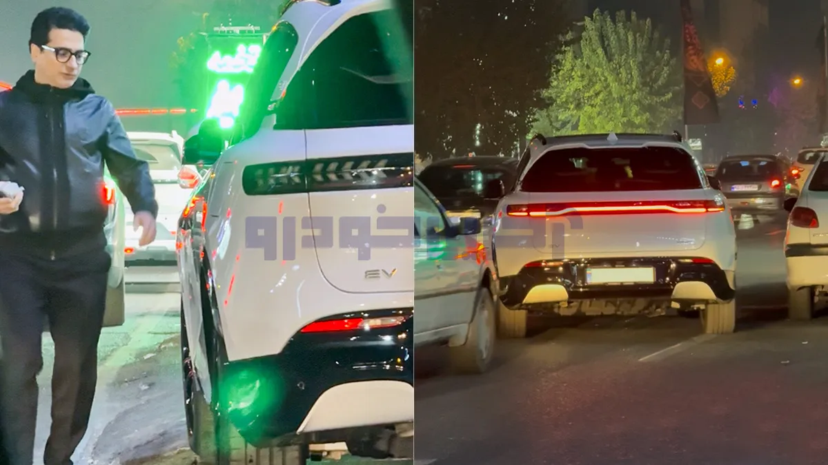 ماشین لوکس و جدید همایون شجریان با پلاک ملی ایران