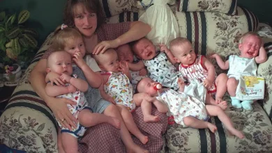 نخستین هفت‌ قلوهای زنده جهان در آستانه جشن تولد ۲۸ سالگی عکس