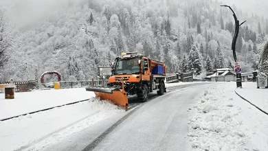 مشکلات بارش برف در برخی مناطق ترکیه
