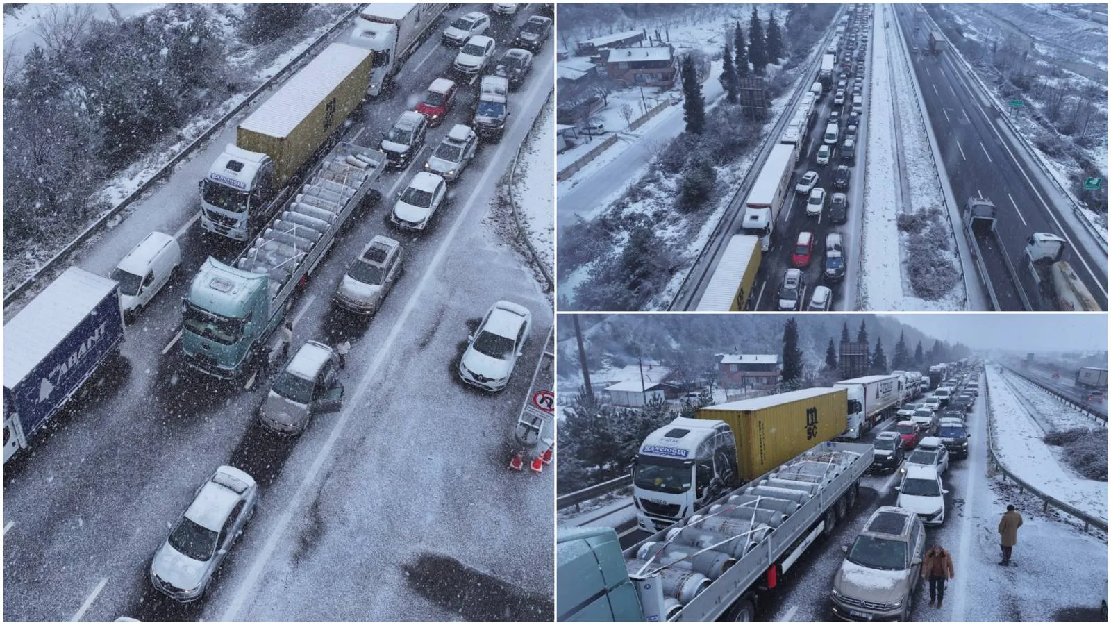 مسدود شدن بزرگراه آناتولی در مسیر آنکارا