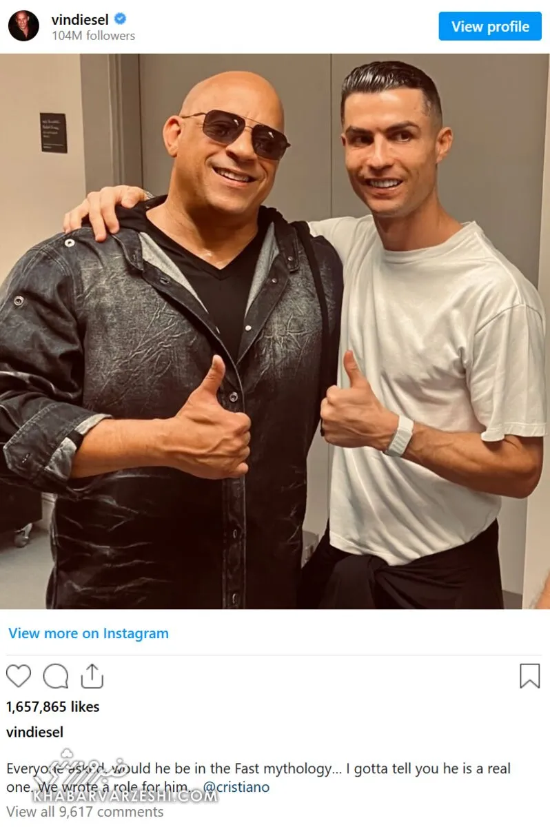 کریستیانو رونالدو وارد دنیای هالیوود میشود 2 2 114