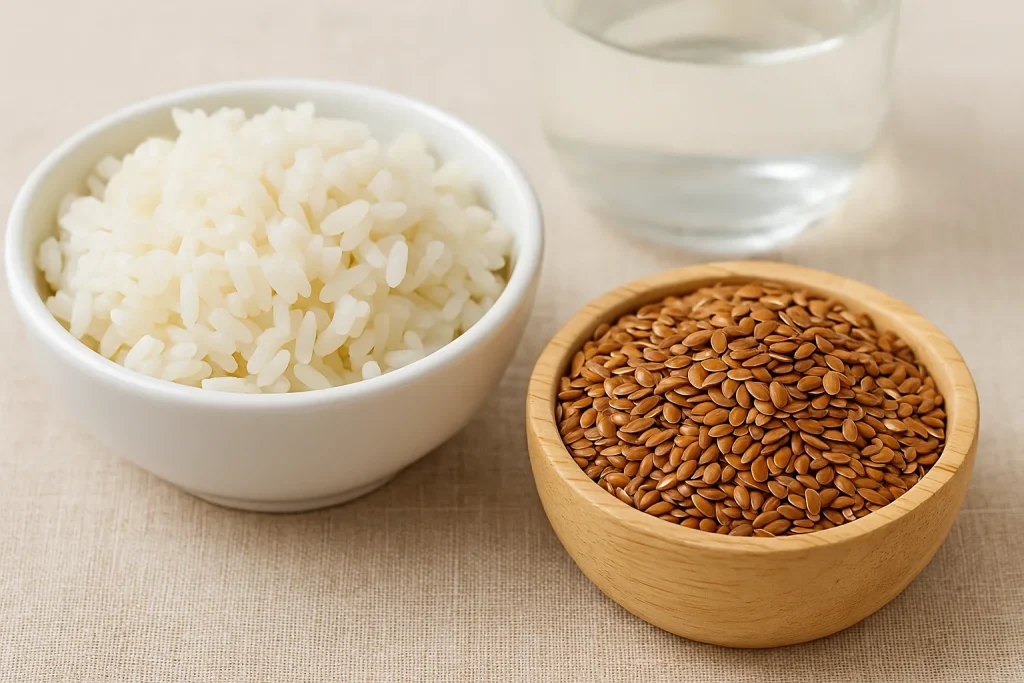 خواص و فواید ماسک تخم کتان و برنج برای مو 2 3 70