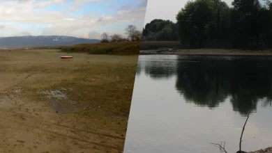 کاهش سطح آب دریاچه ساپانجا