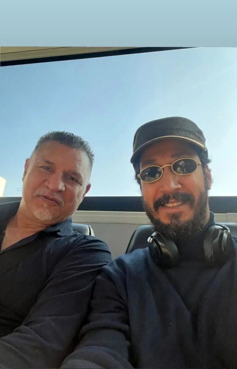 عکس جدید بهرام افشاری در کنار علی دایی 2 4 75