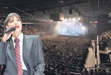 لحظات احساسی ابرو گوندش روی صحنه