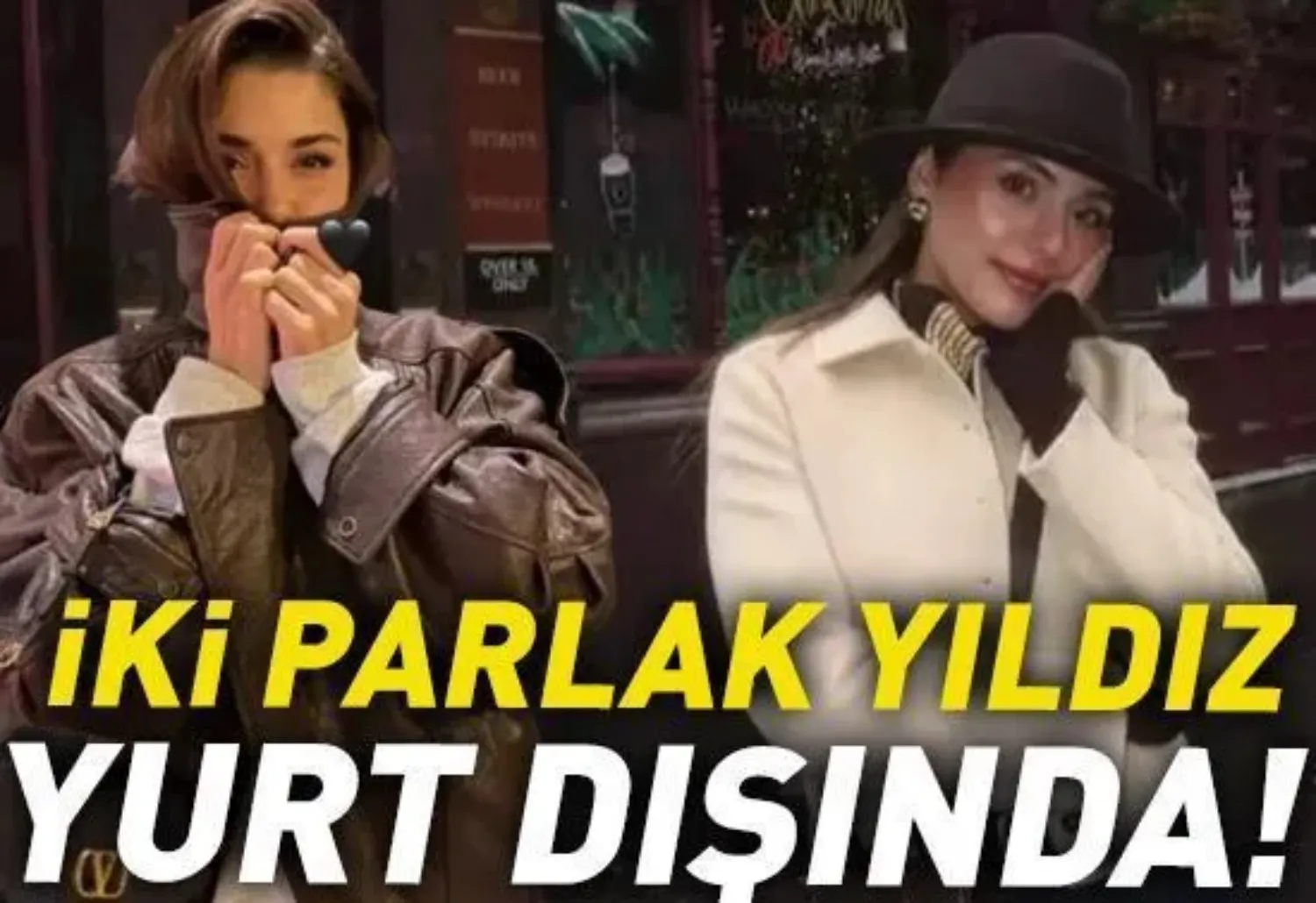 دو ستاره درخشان سینمای ترکیه در تعطیلات اروپا