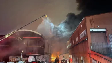 هفت ساعت مبارزه با آتش در اسنیورت استانبول