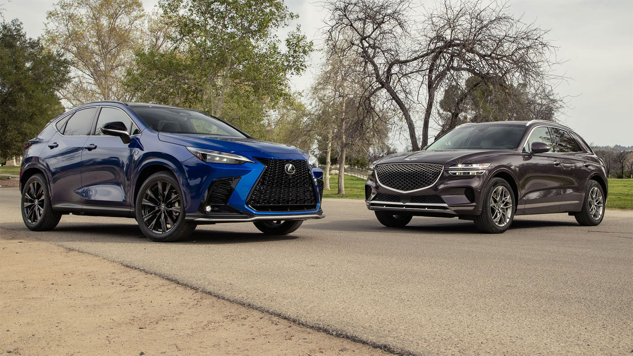 مقایسه لکسوس RX با جنسیس GV70 1 7 25